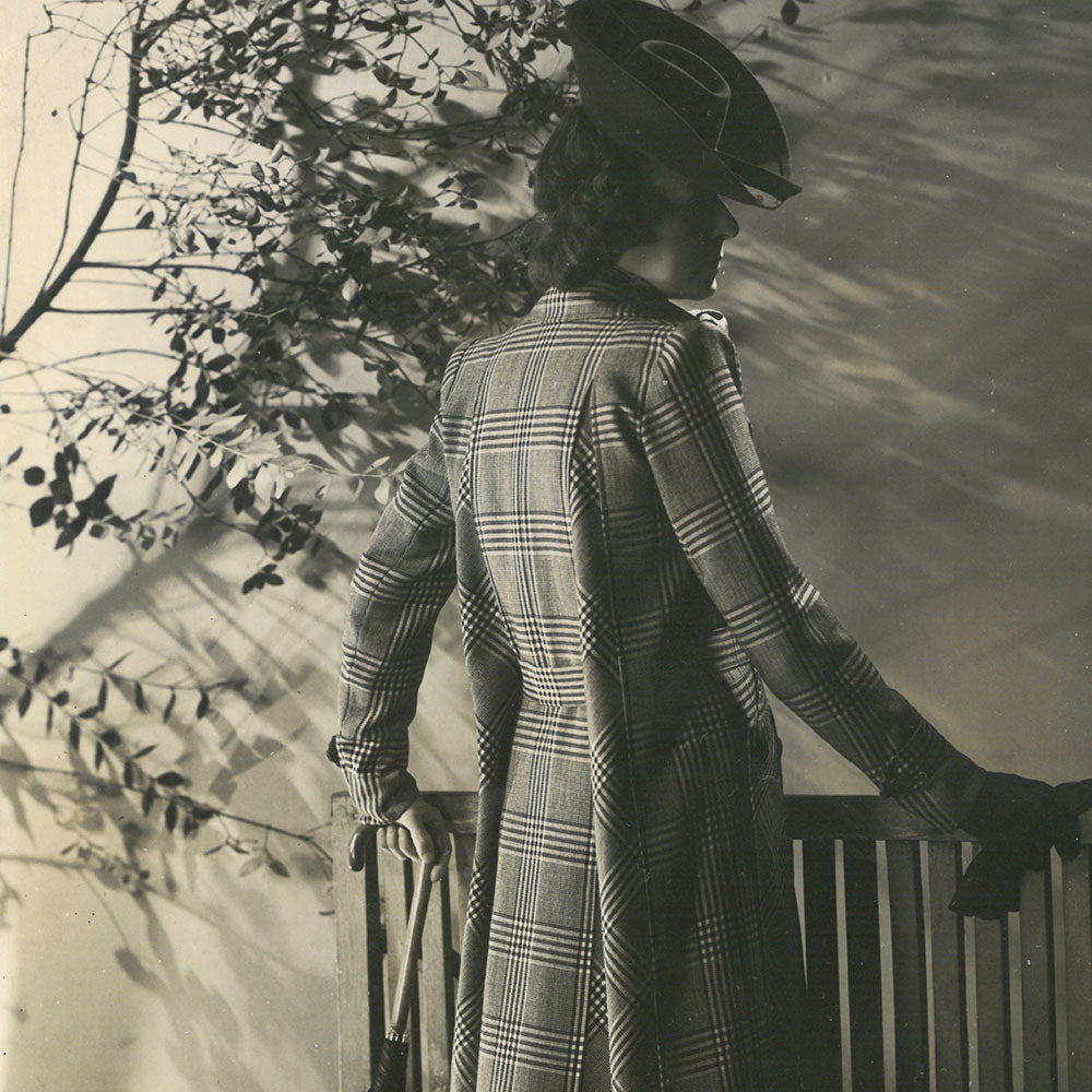 O'Rossen - Manteau en tissu Rodier- tirage de Philiberte de Flaugergues (1942)