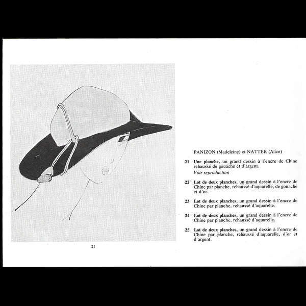 Autour des robes de Paul Poiret par Iribe - Panizon - Natter - Erte, vente art nouveau  art déco (1977)