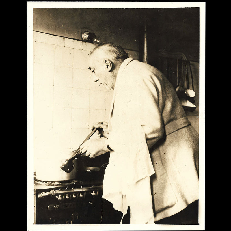 Poiret - Portrait de Paul Poiret en cuisine (1934)