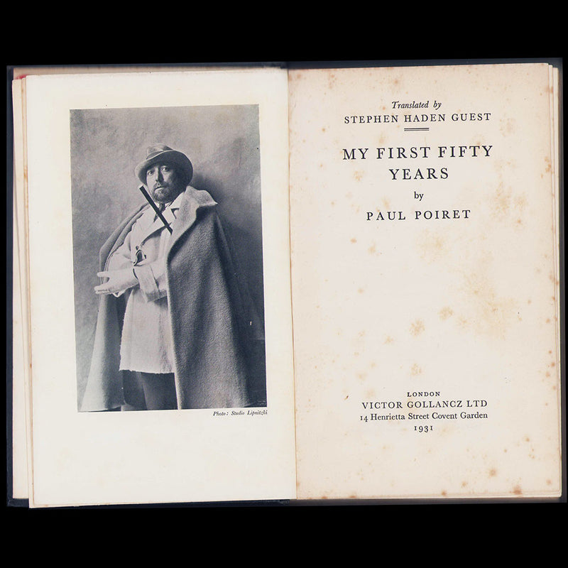Poiret - My first fifty years, the autobiography of Paul Poiret (1931)