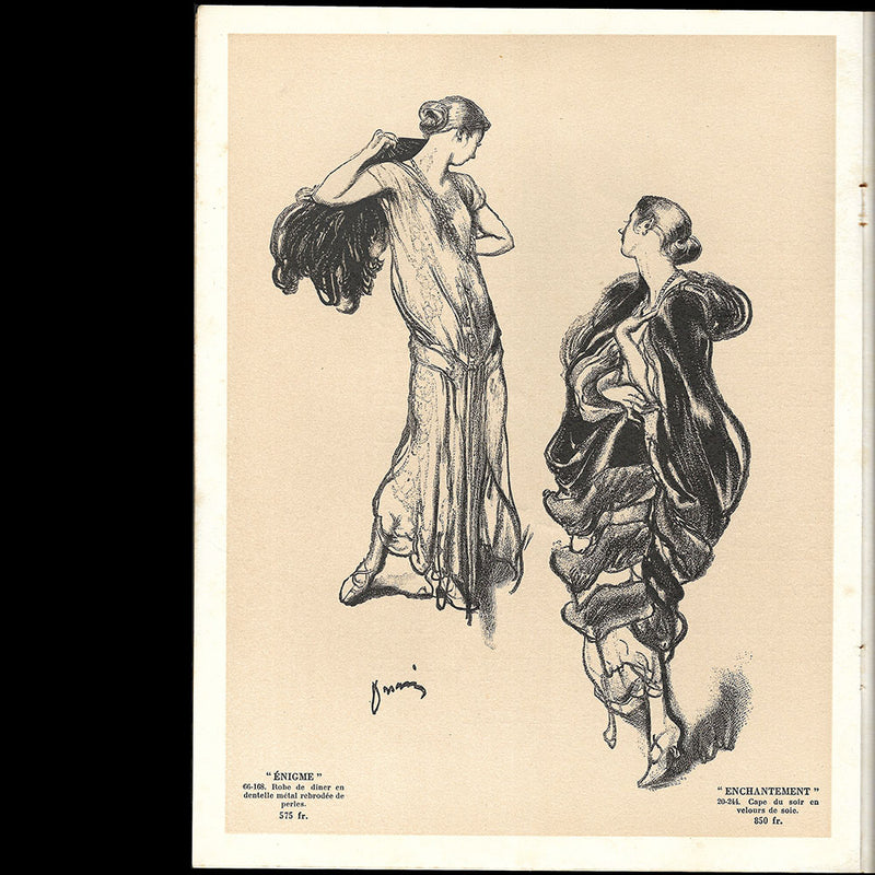 Le Printemps - La Fourrure au Printemps, illustrations de Drian (1924)