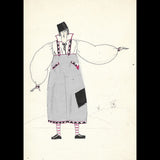 Ray Bret Koch - Hollandais, dessin de costume (1920s)