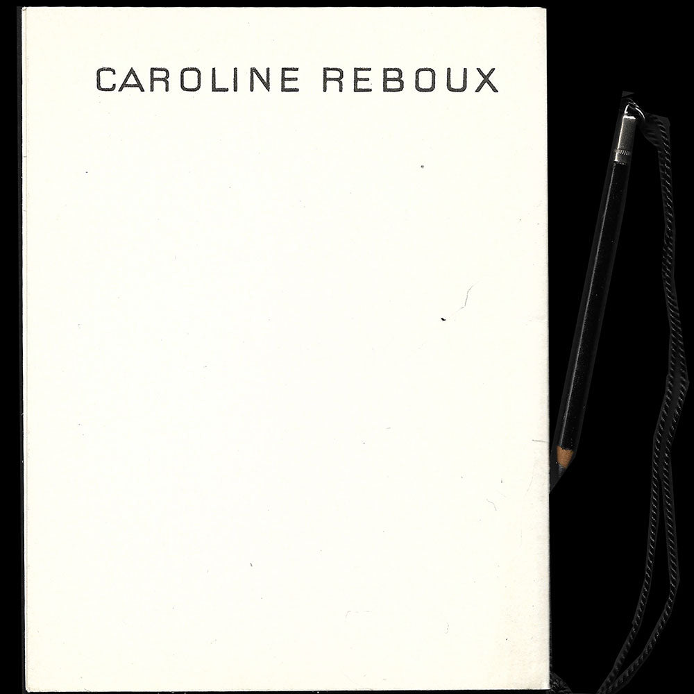 Caroline Reboux - Carte de la maison de chapeaux, 9 avenue Matignon (circa 1950s)