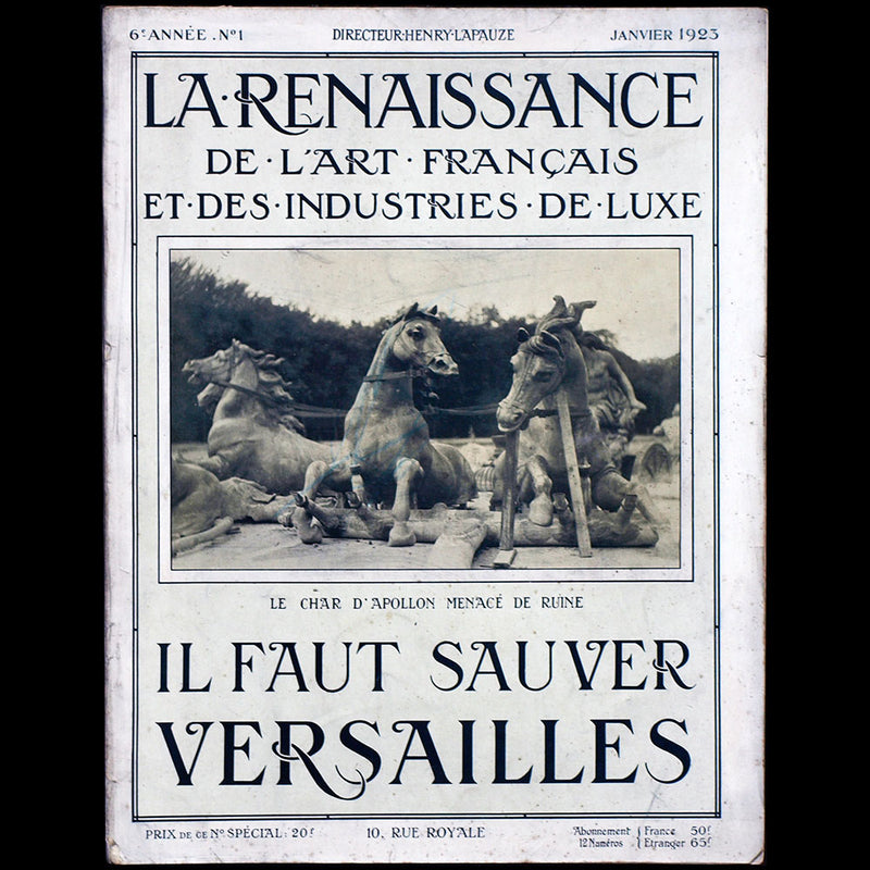 La Renaissance de l'Art Français et des Industries du Luxe (janvier 1923)