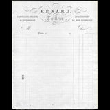 Renard - Facture du tailleur, 2 boulevard des Italiens à Paris (circa 1870)