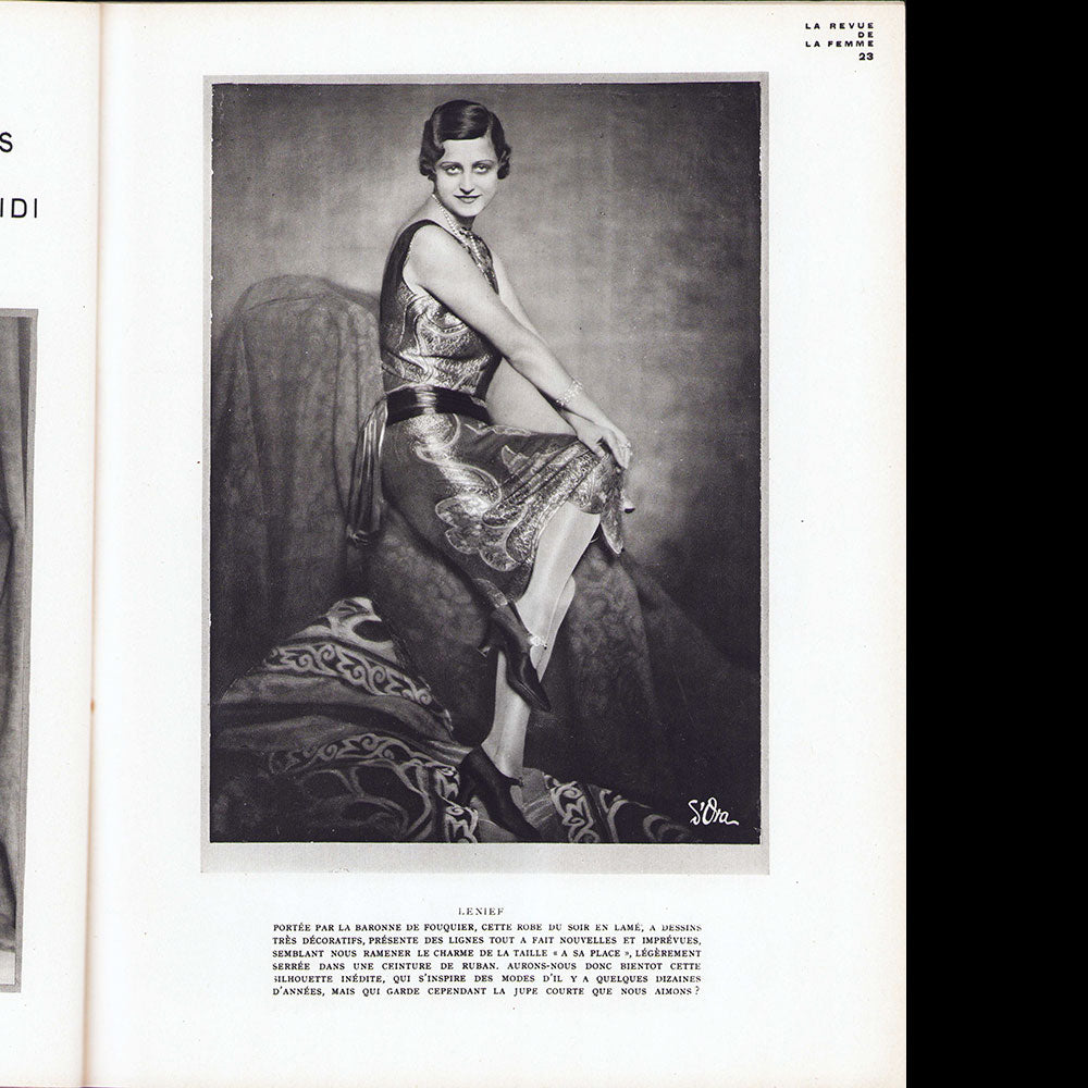 La Revue de la Femme, n°13 (janvier 1928), couverture de Bouchène