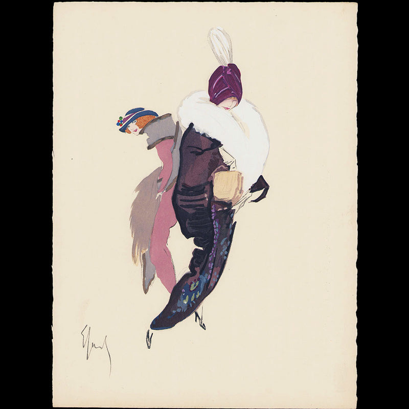 Enrico Sacchetti - Robes et Femmes (1913)