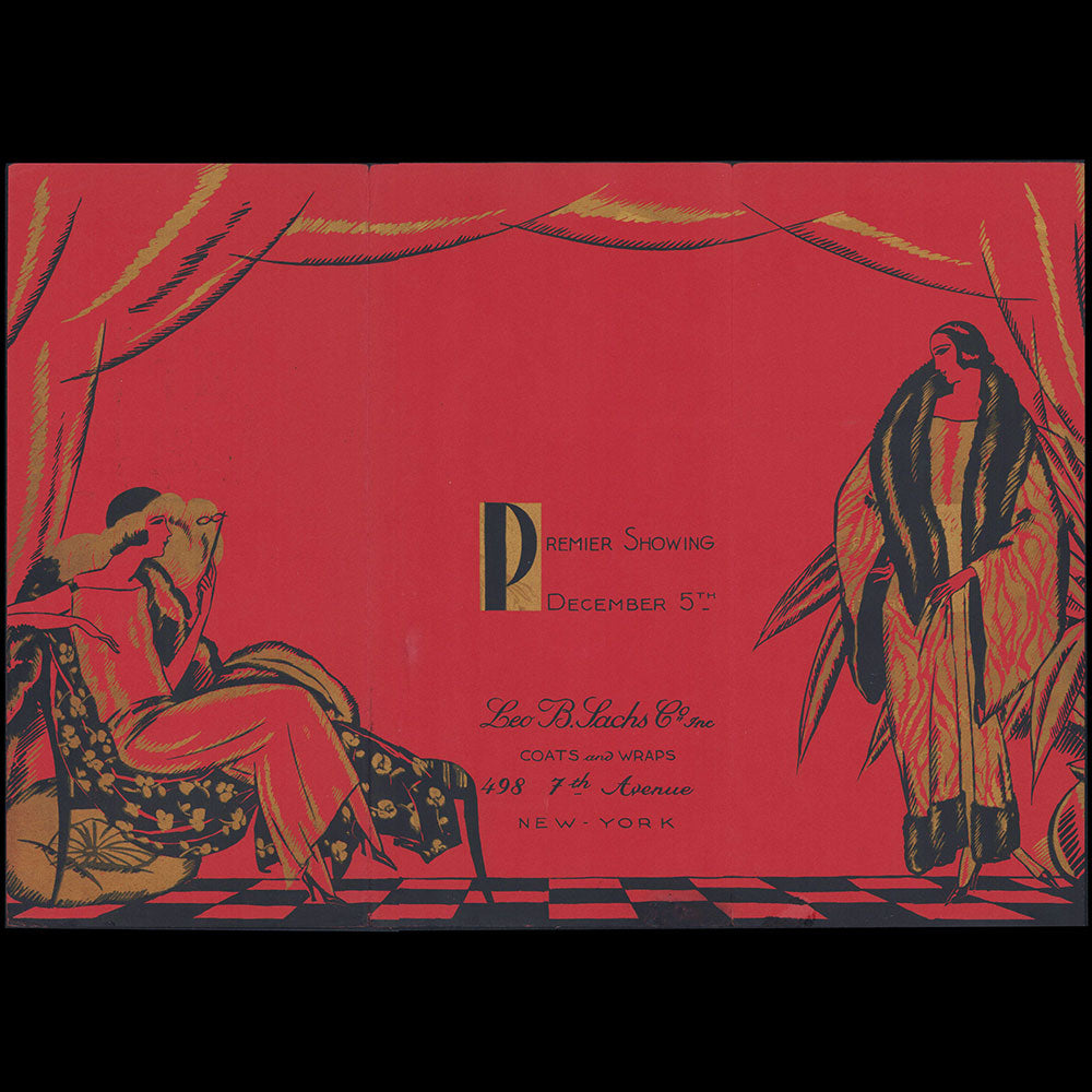 Sachs - invitation illustrée (circa 1920s)