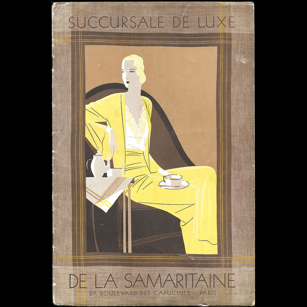 Succursale de Luxe de la Samaritaine, couverture de Benigni (1933)