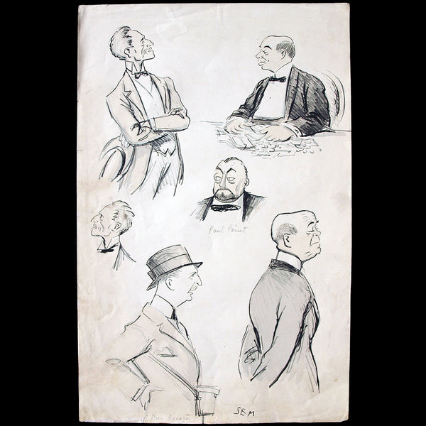 Paul Poiret - caricature de SEM (circa 1920s)