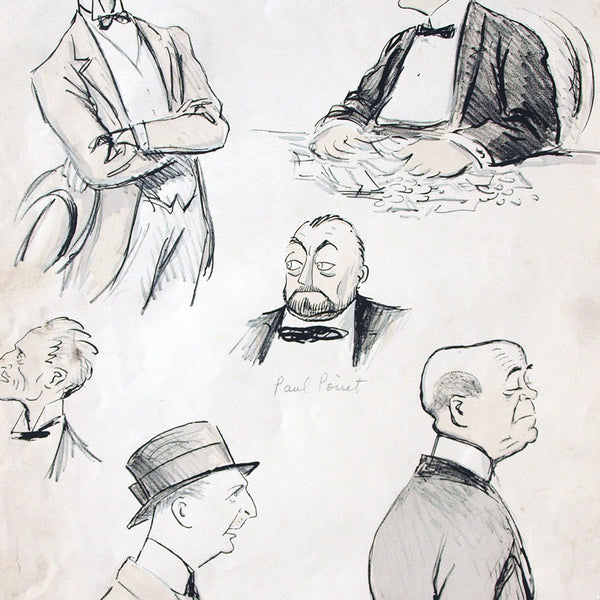 Paul Poiret - caricature de SEM (circa 1920s)