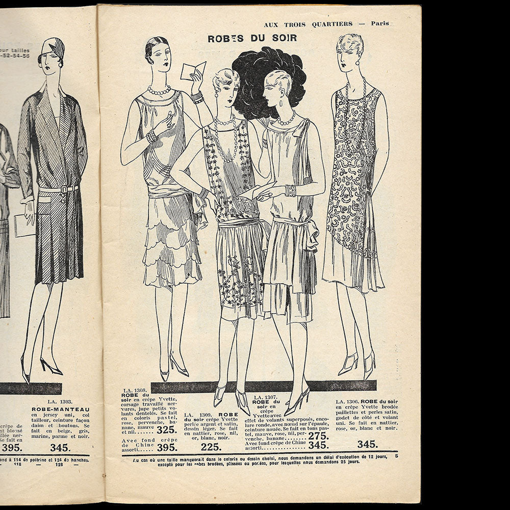 Trois Quartiers - Catalogue de l'été 1928