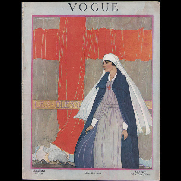 Vogue, Continental Edition, France (Late May 1918), couverture de Porter Woodruff
