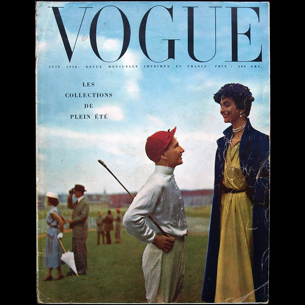 Vogue France (juin 1950), couverture de Robert Randall