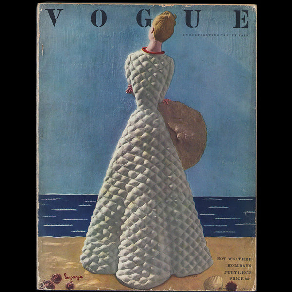 Vogue US (1er julllet 1938), couverture de Georges Lepape