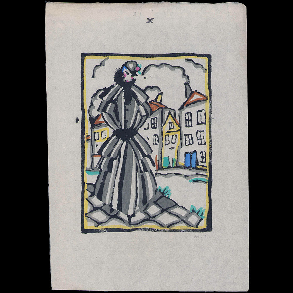Mode Wien 1914/5 - Heft 1, réunion de 11 des 12 planches