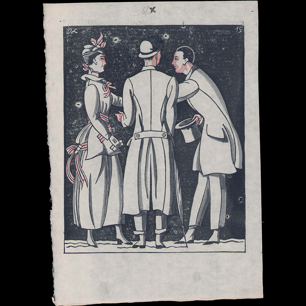 Mode Wien 1914/5 - Heft 6, Réunion de 8 planches