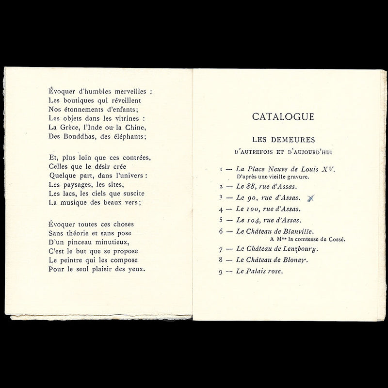 Will Heer - catalogue de l'exposition à la Galerie Georges Petit à Paris (1920)